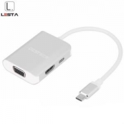 乐仕泰Type-C扩展坞（HDMI+VGA+60WPD快充）