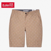Baleno 班尼路 88610015 男士波点印花短裤