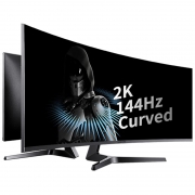 SAMSUNG 三星 C27JG50QQC 27英寸2K曲面显示器 144Hz 1899元包邮