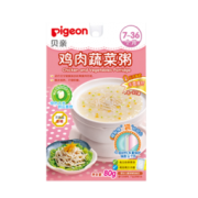 粉丝价：Pigeon 贝亲 婴儿辅食 鸡肉蔬菜粥80g*13件