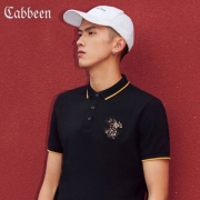 商场同款 Cabbeen 卡宾 男士中国风刺绣POLO衫