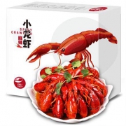 金甲将 麻辣小龙虾 4-6钱/只 860g（净虾500g） *4件