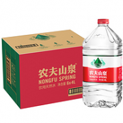 累死快递小哥！农夫山泉 饮用天然水 透明装4x6桶 整箱装