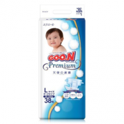 移动专享： GOO.N 大王 天使系列 环贴式纸尿裤 L38片  115.9元包邮包税