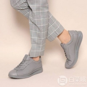 37码，Ecco 爱步 Aquet 女士真皮休闲鞋