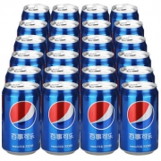 88VIP：百事可乐  碳酸汽水 细长罐 330ml*24罐 *2件 72.85元（双重优惠）