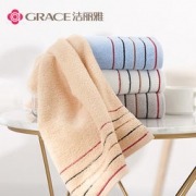 grace 洁丽雅 全棉毛巾 34*72cm*95g 4条装 24.9元包邮（需用券）