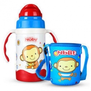 Nuby 努比 不锈钢真空保温吸管杯 280ml *2件 106元包邮（合53元/件）