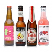 比利时进口，芙力 精酿水果啤酒 4瓶