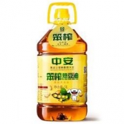 中安 食用油 非转基因 笨榨熟豆油 5L 39.9元