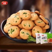 ￥9.9 英财 香葱小饼干500g