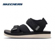 SKECHERS 斯凯奇 ON-THE-GO 53636 男士魔术贴休闲凉鞋 *2件