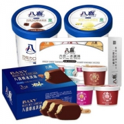 限地区，八喜 冰淇淋实惠组合套装4件套 共1745g