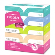 Summer Sale：nepia 妮飘  经典系列纤巧抽纸 2层*150抽*5盒（214*200mm） *6件 95.4元（合15.9元/件）