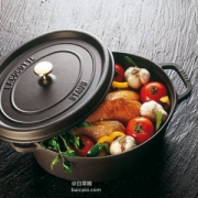 法国国宝级，Staub 33cm 椭圆形珐琅铸铁炖锅