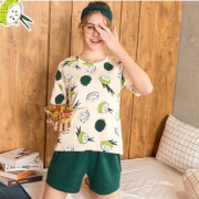 雅鹿 女士纯棉家居服套装 2套