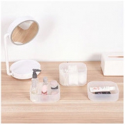 MINISO 名创优品 磨砂桌面收纳盒 3件套 19.9元包邮（需用券）