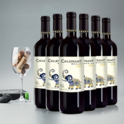 天猫超市 智利进口 智象美露干红葡萄酒 750ml*6瓶 89元包邮 合约14.8元/瓶