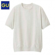 8日10点：GU 男子短袖套头衫（100%棉质）