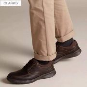限8码，Clarks 其乐 Cotrell Edge 男士休闲皮鞋