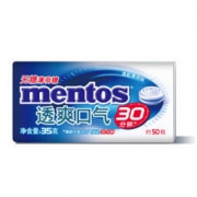 Mentos 曼妥思 透爽口气 无糖薄荷糖 薄荷味 35g *2件 19.9元（合9.95元/件）