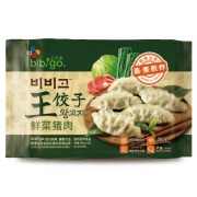 bibigo 必品阁 鲜菜猪肉 王饺子 490g *14件 122.88元包邮（双重优惠）