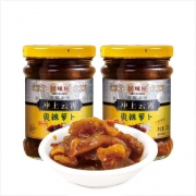 国味威 冲上云霄 爽辣萝卜 220g*2瓶 *2件 19.8元包邮（需用券）