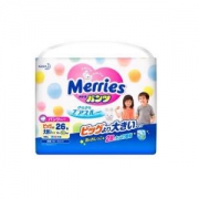 Merries妙而舒婴儿拉拉裤XXL26枚*4件