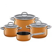 中亚Prime会员：Silit 喜力特 Silargan希拉钢 黄色锅具 4件套 945.6元+86.05元含税直邮约1032元