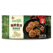 bibigo必品阁甜椒鱿鱼海鲜鱼饼240g
