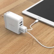 ORICO 奥睿科 USB充电器 四口 支持iphone/华为/安卓 白色 *3件 123.9元包邮（3件7折，合41.3元/件）