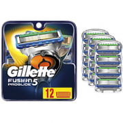 12片，Gillette 吉列 Fusion5 ProGli 男士刮胡刀刀片