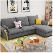A家家具 布艺沙发组合 三人位+贵妃位 3.25m 2410元包邮（双重优惠）