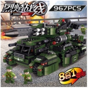 汇奇宝 闪电突袭战车整套八盒【967颗粒】