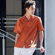 UNIQLO 优衣库 414582 男士开领衬衫