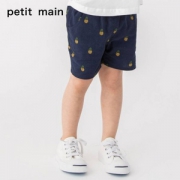 日本超高人气童装品牌，petit main 儿童纯棉活力水果短裤 3色