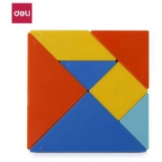 deli 得力 74505 七巧板 *3件
