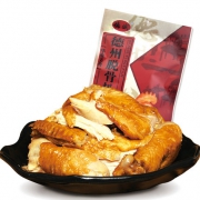 山东特产 德城牌 熟食五香扒鸡 500克 16.9元包邮（第2件9.9元）
