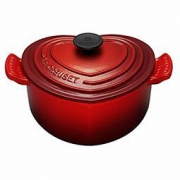 中亚prime会员：Le Creuset 酷彩 珐琅铸铁心形法式烧锅 1.9L 樱桃红 827.89元+75元含税直邮约903元