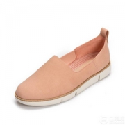 限36码，Clarks 其乐 Tri Curve 女士三瓣底圆头平底乐福鞋