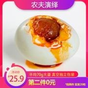 ￥25.9 农夫演绎 咸鸭蛋70g*10枚*2