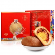 丫眯乐 火腿蛋黄/云腿/鲜花月饼 混合装 4枚 220g 9.9元包邮（需用券）