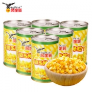 中华老字号 鹰金钱 玉米罐头 425g*6罐 29.9元包邮