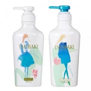 PRIMEDAY特价，TSUBAKI 丝蓓绮 干爽直发型按压泵情侣套装（洗发水450ml+护发素450ml）