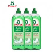 德国进口 Frosch 柠檬浓缩洗洁精 750ml*3瓶 有赠品 49元包邮 平常79元