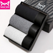 京东PLUS会员：Miiow 猫人 SQF204001 男士内裤3条装 *3件 104.79元包邮（合34.93元/件）