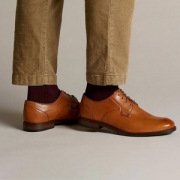 限UK6码， Clarks 其乐 19年新款 男士 Edward Plain 男士牛津鞋