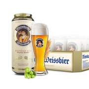 狂暑来袭、88VIP：Eichbaum 爱士堡 小麦白啤酒 500ml*24罐 88.05元包邮（需用券）