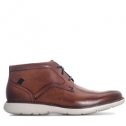 价好码全，ROCKPORT Mens Garrett Plain Toe Chukka Boot 男士皮靴