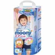 88VIP：Moony 尤妮佳 男宝宝拉拉裤 XL38 64.41元含税包邮